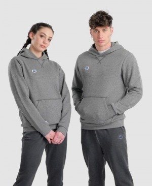 Pánské Svetry Arena Icons Solid Hooded Sweatshirt Bílé Černé | 5640-OBRZT