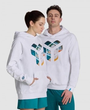 Pánské Svetry Arena Planet Water Hooded Sweat Viacfarebný | 4872-BQTLN